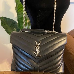 Saint Laurent Medium Loulou Matelasse Leather Shoulder Bag